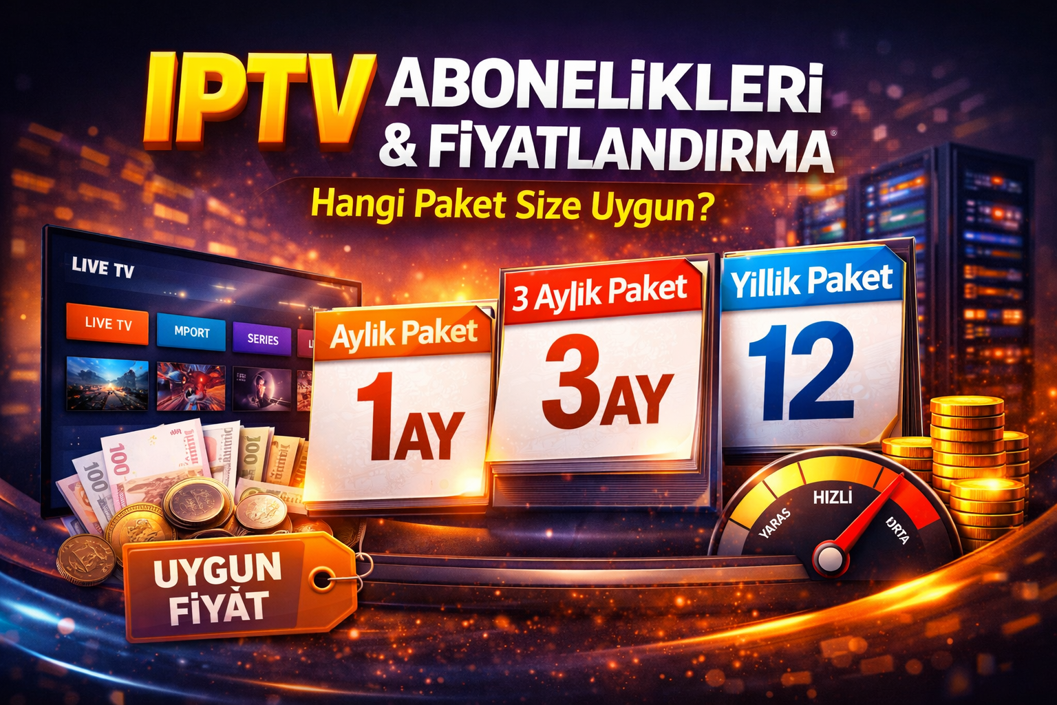 iptv fiyatlari paketler aylik yillik iptv abonelik secenekleri