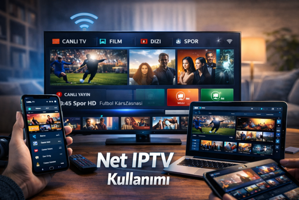 net iptv ile canlı yayın izleme
