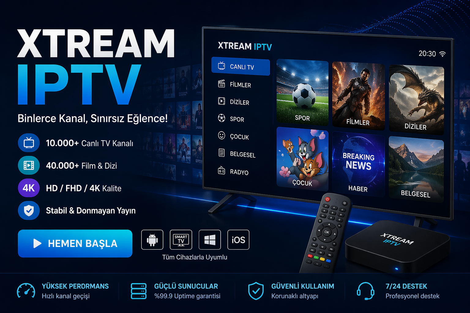 xtream iptv kurulum ve performans rehberi