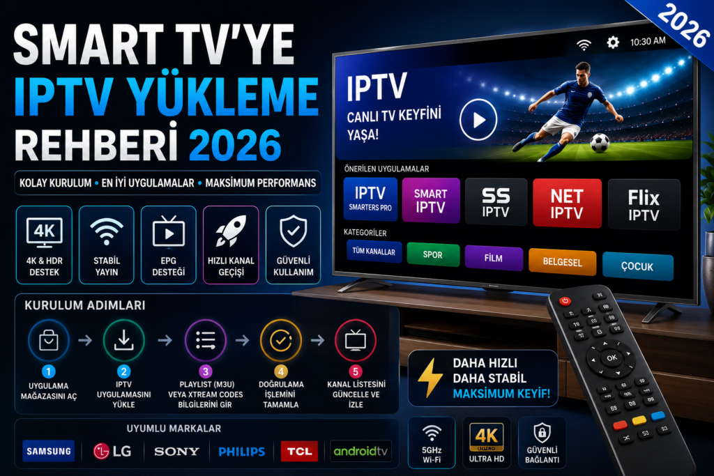 smart tv ye iptv yukleme ve samsung iptv kurulumu rehberi