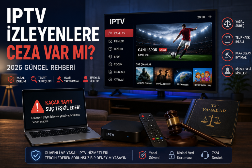 iptv izleyenlere ceza hakkında 2026 yasal IPTV rehberi