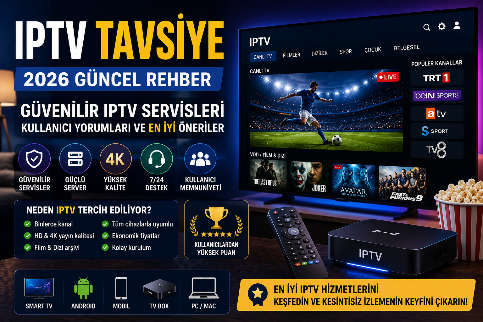 iptv tavsiye featured görseli ile güvenilir IPTV servisleri