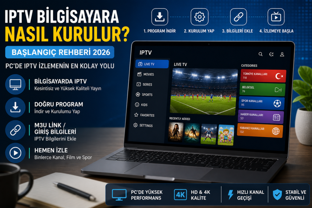 iptv bilgisayara nasıl kurulur sistem yapısı ve bilgisayarda iptv kullanımı