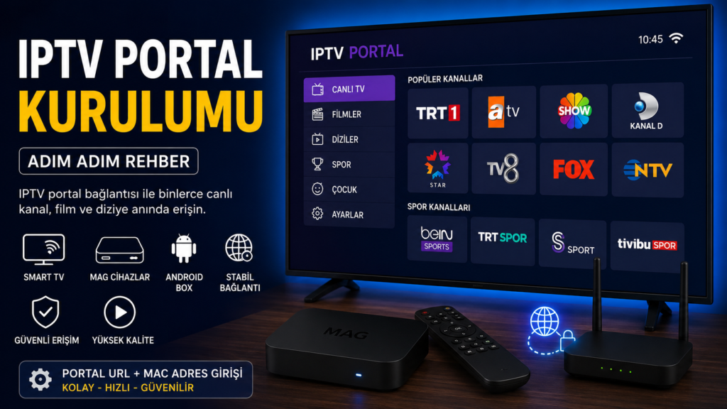 iptv portal kurulumu smart tv ve mag cihaz rehberi